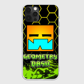 Чехол для iPhone 12 Pro с принтом Geometry Dash (Классика) в Новосибирске, силикон | область печати: задняя сторона чехла, без боковых панелей | dash | geometry | geometry dash | геометри десш | квадрат | мобильная игра | шеометри даш