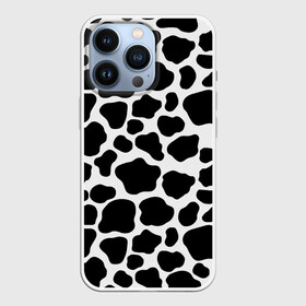 Чехол для iPhone 13 Pro с принтом Пятна Далматинца в Новосибирске,  |  | 101 далматинец | dalmations | далматин | мраморный окрас | черно белые пятна | черное на белом