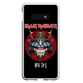 Чехол для Samsung S10E с принтом Iron Maiden, Senjutsu в Новосибирске, Силикон | Область печати: задняя сторона чехла, без боковых панелей | iron maiden | senjutsu | айрон мейден | группы | музыка | рок | самурпй | хеви метал | череп