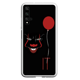 Чехол для Honor 20 с принтом Pennywise it в Новосибирске, Силикон | Область печати: задняя сторона чехла, без боковых панелей | it | pennywise | клоун | красный шарик | оно | пеннивайз