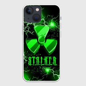 Чехол для iPhone 13 mini с принтом S.T.A.L.K.E.R.  NEON МОЛНИЯ в Новосибирске,  |  | game | stalker | stalker 2 | зона | игра | неон | радиация | сталкер | сталкер 2 | чернобыль