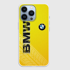 Чехол для iPhone 13 Pro с принтом BMW СЛЕДЫ ШИН | БМВ в Новосибирске,  |  | bmw | авто | автомобиль | бмв | логотип | марка | машина | надпись | текстура
