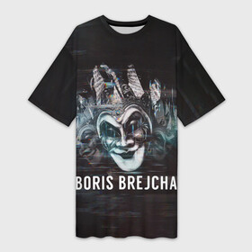 Платье-футболка 3D с принтом Boris Brejcha  Mask в Новосибирске,  |  | boris brejcha | brejcha | dj | high tech | music | techno | trans | борис брейча | брейча | брейча диджей | диджей | минимал | музыка | музыкант | техно | транс