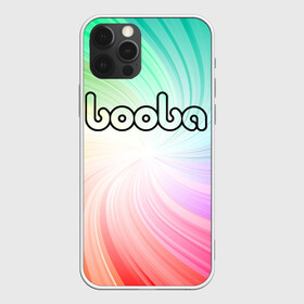 Чехол для iPhone 12 Pro с принтом BOOBA LOGO | БУБА ЛОГО (Z) в Новосибирске, силикон | область печати: задняя сторона чехла, без боковых панелей | Тематика изображения на принте: baby | booba | buba | gnom | logo | буба | гном | гномик | детям | для ребенка | лого | логотип | мультик | ребенку