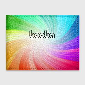 Обложка для студенческого билета с принтом BOOBA LOGO | БУБА ЛОГО (Z) в Новосибирске, натуральная кожа | Размер: 11*8 см; Печать на всей внешней стороне | baby | booba | buba | gnom | logo | буба | гном | гномик | детям | для ребенка | лого | логотип | мультик | ребенку