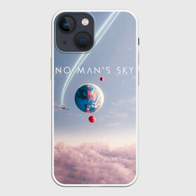 Чехол для iPhone 13 mini с принтом No mans sky в Новосибирске,  |  | game | games | no mans sky | no men sky | space | выжывалка | игра | игры | космические корабли | космический корабль | космос | ноу менс скай | планеты | путешествие | путешествия