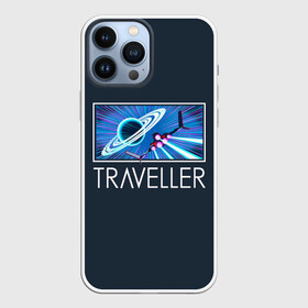 Чехол для iPhone 13 Pro Max с принтом Traveller в Новосибирске,  |  | Тематика изображения на принте: game | games | no mans sky | no men sky | space | выжывалка | игра | игры | космические корабли | космический корабль | космос | ноу менс скай | планеты | путешествие | путешествия