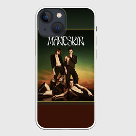Чехол для iPhone 13 mini с принтом Maneskin в лучах заката в Новосибирске,  |  | eurovision | maneskin | дамиано давид | евровидение | итальянская рок группа | любовь всех подростков | манескин