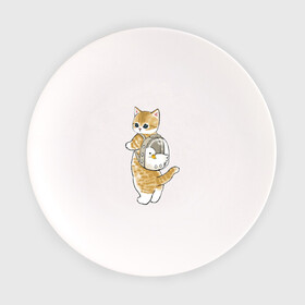 Тарелка с принтом Котёнок с гусём в Новосибирске, фарфор | диаметр - 210 мм
диаметр для нанесения принта - 120 мм | арт | гусь | домашнее животное | кот | котёнок | кошка | милая кошка | милый кот | милый котёнок | пончик | прогулка | рисунок | рюкзак