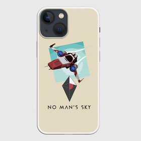 Чехол для iPhone 13 mini с принтом Космический путешественник в Новосибирске,  |  | game | games | no mans sky | no men sky | space | выжывалка | игра | игры | космические корабли | космический корабль | космос | ноу менс скай | планеты | путешествие | путешествия