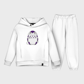 Детский костюм хлопок Oversize с принтом Totoro Frieza в Новосибирске,  |  | Тематика изображения на принте: dragon ball | frieza | ghibli | japan | nature | neigbor | totoro | анимация | аниме | гибли | друг | животные | лес | манга | милый | миядзаки | мой сосед тоторо | мульт | мультфильм | природа | сосед | торияма | тоторо | фриза