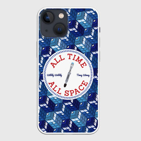 Чехол для iPhone 13 mini с принтом Doctor Who Pattern в Новосибирске,  |  | doctor who | serial | доктор кто | путешествия во времени | сериал | сериалы | фантастика