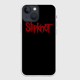 Чехол для iPhone 13 mini с принтом Slipknot (+Спина) в Новосибирске,  |  | slipknot | лого | музыка | надпись | рок | текст | типография