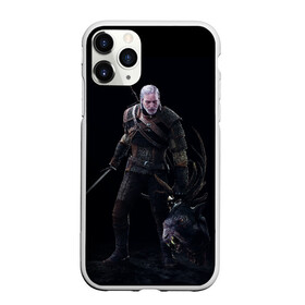 Чехол для iPhone 11 Pro матовый с принтом The Witcher в Новосибирске, Силикон |  | geralt | the witcher | wild hunt | witcher 3 | ведьмак | ведьмак 3 | геральт | дикая охота