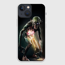Чехол для iPhone 13 mini с принтом Mglak в Новосибирске,  |  | mglak | the witcher | wild hunt | witcher 3 | ведьмак | ведьмак 3 | волки | дикая охота | туманник