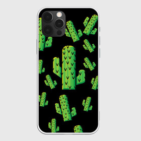 Чехол для iPhone 12 Pro Max с принтом Cactus Time - Веселые кактусы в Новосибирске, Силикон |  | cactus time | веселый | зеленый | кактусы | милый