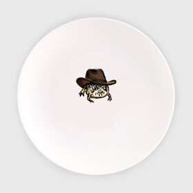 Тарелка с принтом Дождевая лягушка в шляпе в Новосибирске, фарфор | диаметр - 210 мм
диаметр для нанесения принта - 120 мм | cowboy | cowboy hat | desert rain frog | howdy meme | meme | дождевая лягушка | иллюстрация | ковбой | ковбойская шляпа | лягуха | мемы | настроение | недовольное лицо | прикольные картинки | рисунок | сердитая лягушка