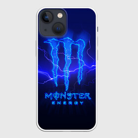 Чехол для iPhone 13 mini с принтом MONSTER ENERGY МОЛНИЯ в Новосибирске,  |  | monster | monster energy | монстер | монстер енерджи | монстер енэрджи | монстер энерджи | энергетик | энергетический напиток