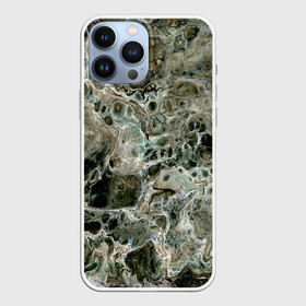 Чехол для iPhone 13 Pro Max с принтом Инопланетный камуфляж в Новосибирске,  |  | абстрактный | космос | краска | натуральный | паутина | пена | психоделический | психоделия | пятна | пятна краски | разводы | разводы краски | разливы краски | серый | фантазийный | фантастика