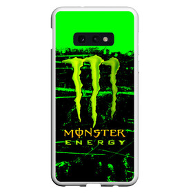 Чехол для Samsung S10E с принтом MONSTER ENERGY NEON LOGO в Новосибирске, Силикон | Область печати: задняя сторона чехла, без боковых панелей | Тематика изображения на принте: monster | monster energy | монстер | монстер енерджи | монстер енэрджи | монстер энерджи | неон | энергетик | энергетический напиток