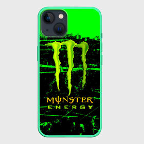 Чехол для iPhone 13 с принтом MONSTER ENERGY NEON LOGO в Новосибирске,  |  | monster | monster energy | монстер | монстер енерджи | монстер енэрджи | монстер энерджи | неон | энергетик | энергетический напиток
