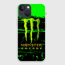 Чехол для iPhone 13 mini с принтом MONSTER ENERGY NEON LOGO в Новосибирске,  |  | monster | monster energy | монстер | монстер енерджи | монстер енэрджи | монстер энерджи | неон | энергетик | энергетический напиток