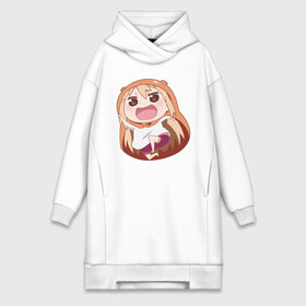 Платье-худи хлопок с принтом Umaru в Новосибирске,  |  | anime | himouto umaru chan | umaru | umaru chan | аниме | аниме сереал | двуличная сестрёнка умару | мульт  фильм | мультсериал | умару | умару дома | умару чан