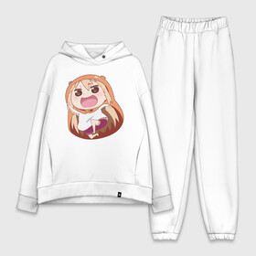 Женский костюм хлопок Oversize с принтом Umaru в Новосибирске,  |  | anime | himouto umaru chan | umaru | umaru chan | аниме | аниме сереал | двуличная сестрёнка умару | мульт  фильм | мультсериал | умару | умару дома | умару чан