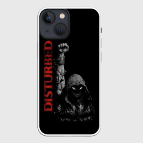 Чехол для iPhone 13 mini с принтом DISTURBED в Новосибирске,  |  | dark | disturbed | dreiman | grunge | hardcore | metal | monster | music | punk | rock | usa | гранж | дистербд | дрейман | метал | музыка | панк | рок