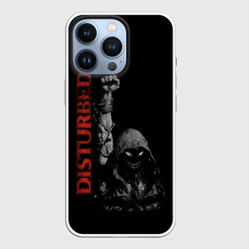 Чехол для iPhone 13 Pro с принтом DISTURBED в Новосибирске,  |  | Тематика изображения на принте: dark | disturbed | dreiman | grunge | hardcore | metal | monster | music | punk | rock | usa | гранж | дистербд | дрейман | метал | музыка | панк | рок