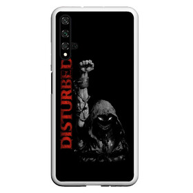 Чехол для Honor 20 с принтом DISTURBED в Новосибирске, Силикон | Область печати: задняя сторона чехла, без боковых панелей | dark | disturbed | dreiman | grunge | hardcore | metal | monster | music | punk | rock | usa | гранж | дистербд | дрейман | метал | музыка | панк | рок