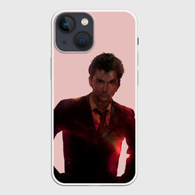 Чехол для iPhone 13 mini с принтом David Tennant в Новосибирске,  |  | doctor who | serial | доктор кто | путешествия во времени | сериал | сериалы | фантастика