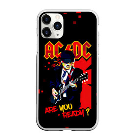 Чехол для iPhone 11 Pro матовый с принтом ARE YOU REDY? AC/DC в Новосибирске, Силикон |  | ac dc | acdc | acdc ас дс | angus | back in black | highway to hell | mckinnon | you | австралийская | ангус янг | ас дс | асдс | блюз | в форме | гитара | группа | крис слэйд | метал | молния | музыка | певец | рок | рок н ролл | стиви янг