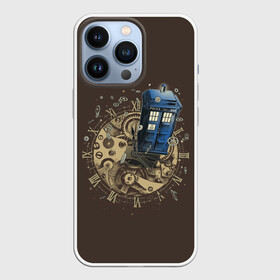 Чехол для iPhone 13 Pro с принтом Tie to Tardis в Новосибирске,  |  | doctor who | serial | доктор кто | путешествия во времени | сериал | сериалы | фантастика