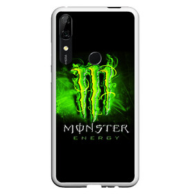 Чехол для Honor P Smart Z с принтом MONSTER ENERGY NEON | НЕОН в Новосибирске, Силикон | Область печати: задняя сторона чехла, без боковых панелей | monster | monster energy | монстер | монстер енерджи | монстер енэрджи | монстер энерджи | неон | энергетик | энергетический напиток