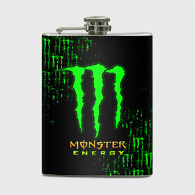 Фляга с принтом MONSTER ENERGY NEON | МОНСТЕР в Новосибирске, металлический корпус | емкость 0,22 л, размер 125 х 94 мм. Виниловая наклейка запечатывается полностью | monster | monster energy | монстер | монстер енерджи | монстер енэрджи | монстер энерджи | неон | энергетик | энергетический напиток