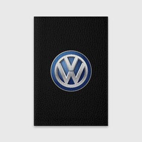Обложка для паспорта матовая кожа с принтом Volkswagen логотип в Новосибирске, натуральная матовая кожа | размер 19,3 х 13,7 см; прозрачные пластиковые крепления | Тематика изображения на принте: golf | logo | polo | tuareg | volkswagen | vw | авто | автомобиль | лого | логотип | машина | пассат | поло | сс | тачка | тигуан | туарег | фольксваген | цц