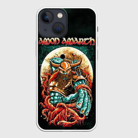 Чехол для iPhone 13 mini с принтом Amon Amarth в Новосибирске,  |  | amon amarth | metal | викинг метал | группы | дэт метал | метал | музыка | рок