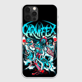 Чехол для iPhone 12 Pro с принтом Carnifex в Новосибирске, силикон | область печати: задняя сторона чехла, без боковых панелей | carnifex | die without hope | graveside confessions | world war x | группы | дэткор | карнифекс | музыка | рок