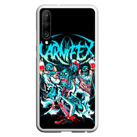 Чехол для Honor P30 с принтом Carnifex в Новосибирске, Силикон | Область печати: задняя сторона чехла, без боковых панелей | carnifex | die without hope | graveside confessions | world war x | группы | дэткор | карнифекс | музыка | рок