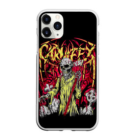 Чехол для iPhone 11 Pro матовый с принтом Carnifex в Новосибирске, Силикон |  | carnifex | die without hope | graveside confessions | world war x | группы | дэткор | карнифекс | музыка | рок