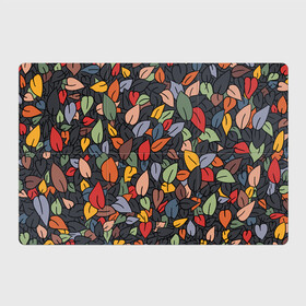 Магнитный плакат 3Х2 с принтом Рисованная Осень в Новосибирске, Полимерный материал с магнитным слоем | 6 деталей размером 9*9 см | Тематика изображения на принте: дерево | лес | листок | листопад | листья | осень