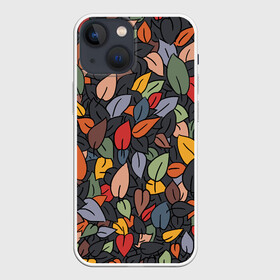Чехол для iPhone 13 mini с принтом Рисованная Осень в Новосибирске,  |  | дерево | лес | листок | листопад | листья | осень