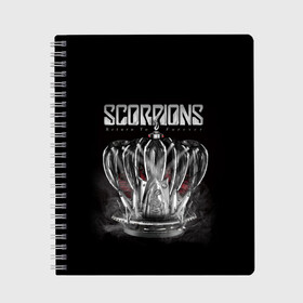 Тетрадь с принтом SCORPIONS в Новосибирске, 100% бумага | 48 листов, плотность листов — 60 г/м2, плотность картонной обложки — 250 г/м2. Листы скреплены сбоку удобной пружинной спиралью. Уголки страниц и обложки скругленные. Цвет линий — светло-серый
 | chainge | forever | germany | grunge | king | metal | music | punk | return | rock | scorpions | wind | ветер | германия | гранж | корона | метал | панк | перемен | рок | скорпионс | хард рок