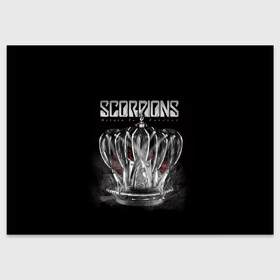 Поздравительная открытка с принтом SCORPIONS в Новосибирске, 100% бумага | плотность бумаги 280 г/м2, матовая, на обратной стороне линовка и место для марки
 | chainge | forever | germany | grunge | king | metal | music | punk | return | rock | scorpions | wind | ветер | германия | гранж | корона | метал | панк | перемен | рок | скорпионс | хард рок