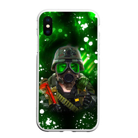 Чехол для iPhone XS Max матовый с принтом Opposing Force | Адриан Шепард (+спина) (Z) в Новосибирске, Силикон | Область печати: задняя сторона чехла, без боковых панелей | aperture laboratories | black mesa | half life | opposing force | valve | адриан шепард | блэк меса | вэлв | халф лайф