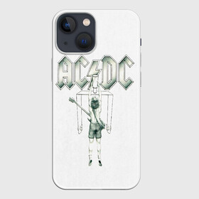 Чехол для iPhone 13 mini с принтом Flick of the Switch AC DC в Новосибирске,  |  | ac dc | acdc | acdc ас дс | angus young | back in black | highway to hell | mckinno | австралийская | ангус янг | ас дс | асдс | блюз | в форме | гитара | группа | крис слэйд | метал | молния | музыка | певец | рок | рок н ролл | стиви янг