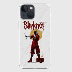 Чехол для iPhone 13 mini с принтом SLIPKNOT | СЛИПКНОТ (Z) в Новосибирске,  |  | joey jordison | rock | slipknot | джордисон джои | петля | рок | скользящий узел | слипкнот | тяжелый рок | удавка