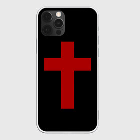 Чехол для iPhone 12 Pro Max с принтом Красный Крест в Новосибирске, Силикон |  | геометрия | красный крест | крест | минимализм | религия