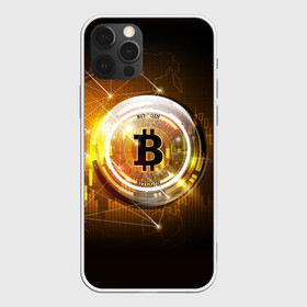 Чехол для iPhone 12 Pro с принтом КРИПТОВАЛЮТА БИТКОИН в Новосибирске, силикон | область печати: задняя сторона чехла, без боковых панелей | bitcoin | btc | coin | биткоин | биткойн | валюта | деньги | криптовалюта | монета | платёжная система | технология